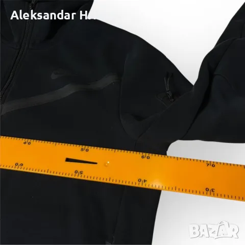 Оригинален Мъжки Суичер С Цип Nike Tech Fleece, снимка 6 - Суичъри - 49307208