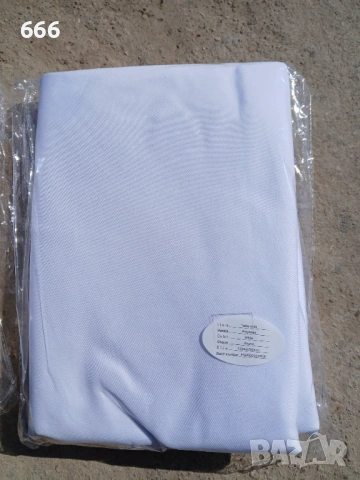 Бяла покривка за маса, 3.05 метра , полиестер, снимка 2 - Други стоки за дома - 53827306