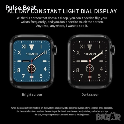 Смарт часовник 1,44-инчов екран с пълно докосване за мъже и жени Bluetooth разговор., снимка 16 - Смарт часовници - 52014536