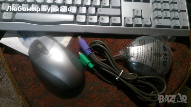 ретро клавиатура и мишка безжични ps2 MEDION, снимка 7 - Клавиатури и мишки - 53505955