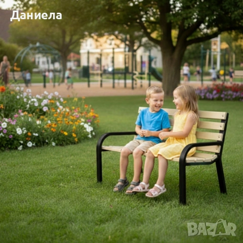 Детска пейка - здрава конструкция и модерен дизайн