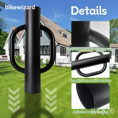 Чук за забиване на колове / стълбове 7.8 см. диаметър НОВ, снимка 4 - Градински инструменти - 52697899