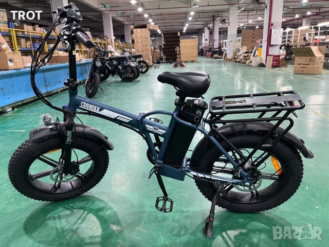 F20 Електрически Велосипед - 48V 15Ah с 250W Безчетков мотор, развиващ до 50 км/ч и до 150 кг, снимка 2 - Велосипеди - 52469841