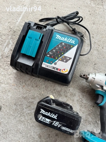 Makita DTW190 гайковерт, снимка 2 - Винтоверти - 53315959