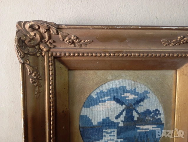 Гоблен в барокова рамка, снимка 2 - Гоблени - 52933342