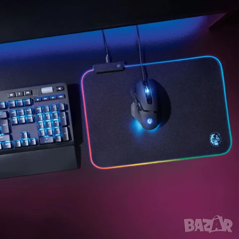 Геймърска подложка за мишка Silvercrest  RGB