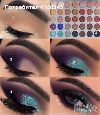 Нова! Палитра сенки за очи MORPHE X JACLYN HILL. , снимка 1 - Декоративна козметика - 46551886