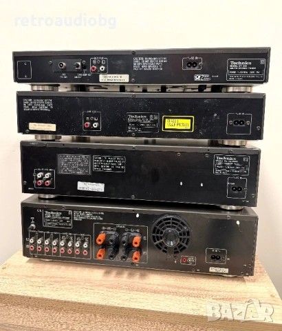 🔊Ретро аудио система - сет TECHNICS - усилвател, сд плеър, дек и тунер🔊, снимка 4 - Аудиосистеми - 53386096