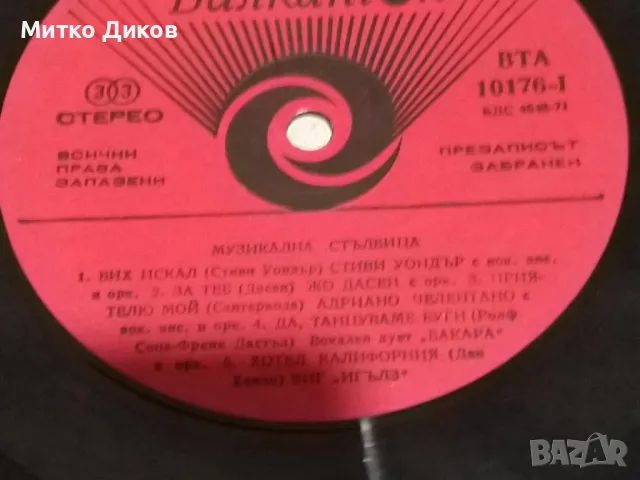 Музикална стълбица голяма плоча, снимка 5 - Грамофонни плочи - 49961515