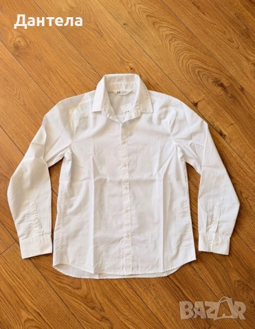 H&M Нова детска бяла риза за момче