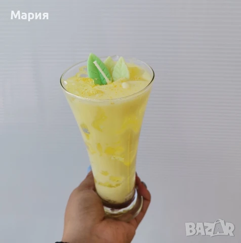 Чаши с гел восък , снимка 4 - Чаши - 50812239