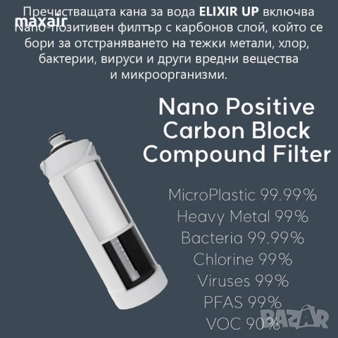 Автоматична кана за пречистване на вода Elixir UP*Гаранция 2 години, снимка 8 - Кани - 54089415