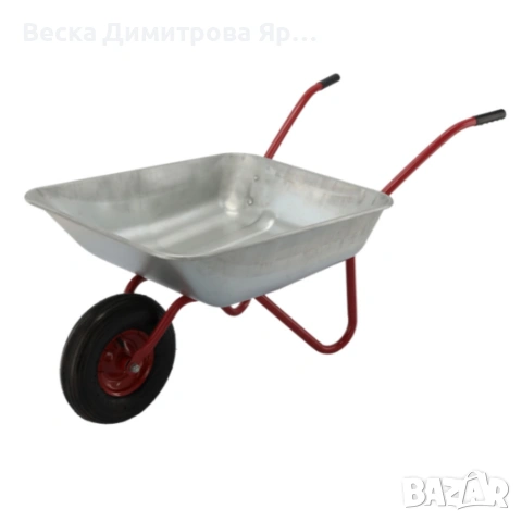 Градинска количка с товаропоносимост 100 кг - голям капацитет и стабилна основа, снимка 10 - Градинска техника - 53858028