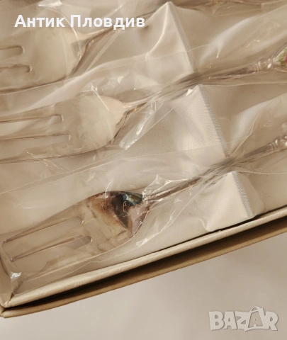 Винтидж комплект десертни вилички и лъжички – Japan, снимка 7 - Прибори за хранене, готвене и сервиране - 53722547