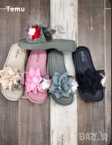 Дамски плажни чехли със свеж интересен дизайн, подходящи за ново летно приключение, снимка 2 - Чехли - 45846983