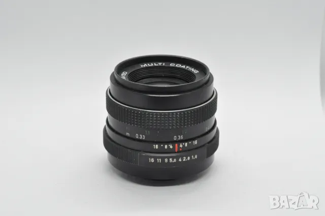 Обектив Pentacon Electric Multi Coating 50mm f/1.8 на резба М42, снимка 2 - Обективи и филтри - 46887774