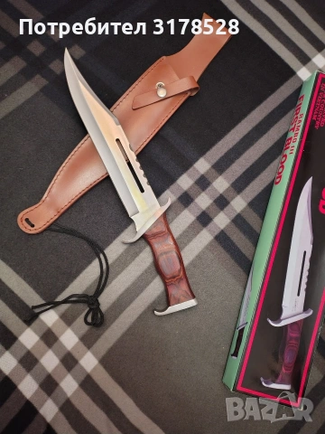 Нож Рамбо , снимка 2 - Ножове - 53097045