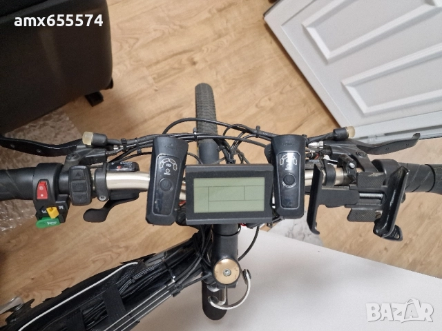 Електровелосипед 2000W, 50+ км/ч., батерия 48V 30 Ah, много екстри, снимка 4 - Велосипеди - 51939553