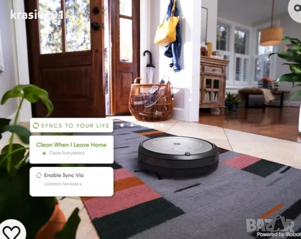 Прахосмукачка робот iRobot Roomba® i1, снимка 6 - Прахосмукачки - 48254078