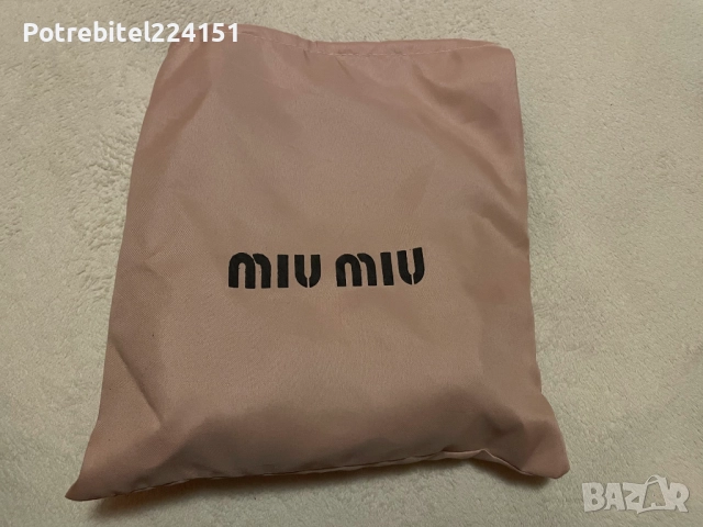 Дамска чанта Miu Miu Wander Black Womens 100% leather, снимка 6 - Чанти - 52436748