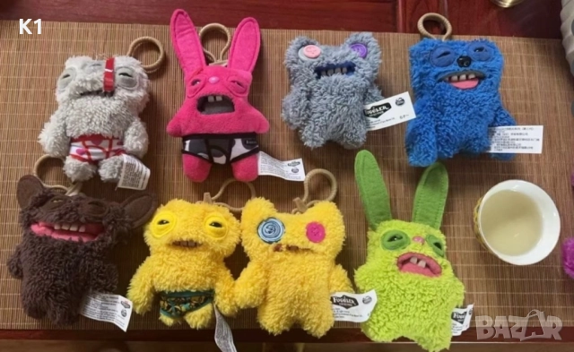 Плюшена играчка Фъглер чудовище Fuggler ключодържател 15см