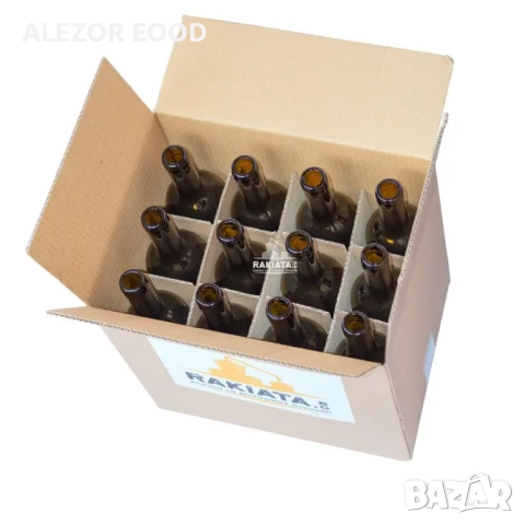 Кашон с разделител за 12 броя стъклени бутилки 500 мл., снимка 2 - Други стоки за дома - 51719856