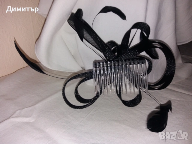 Воалетка панделка с пера