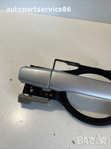 Предна лява външна дръжка на врата сребриста за Peugeot 4007 2.2 HDI (2009), снимка 3 - Части - 53645980