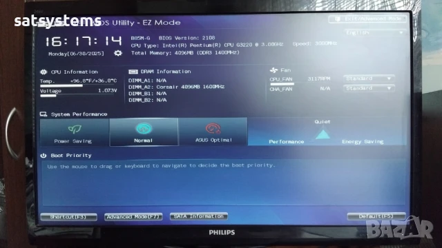 Дънна платка Asus B85M-G Socket LGA1150 CPU+FAN, снимка 9 - Дънни платки - 50850291