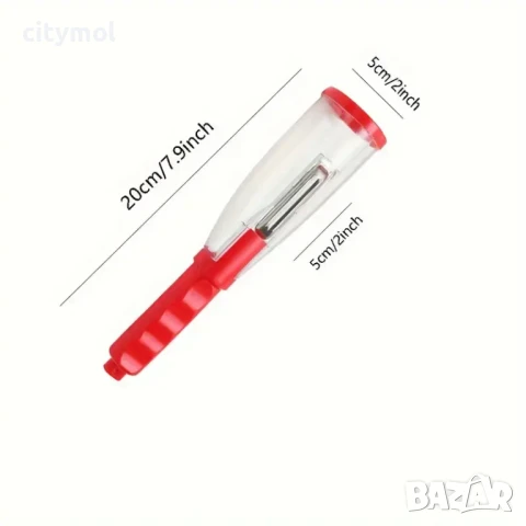 Белачка за плодове и зеленчуци с контейнер за обелките​, снимка 3 - Други - 50818381