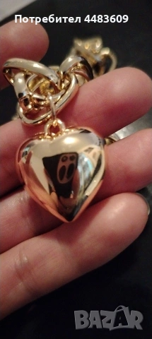 Масивно колие " Сърце " , снимка 6 - Колиета, медальони, синджири - 54147897