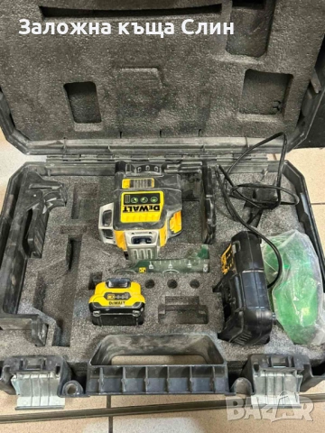 Лазерен нивелир линеен DeWALT DCE089D1G 360° , снимка 3 - Други инструменти - 53308263