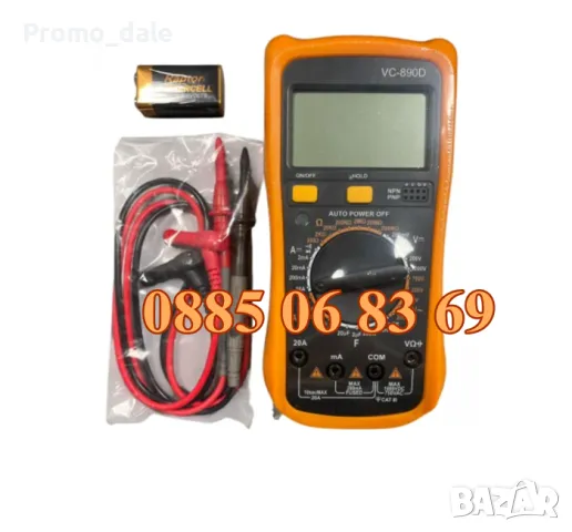 Цифров мултиметър, мултицет VC-890D