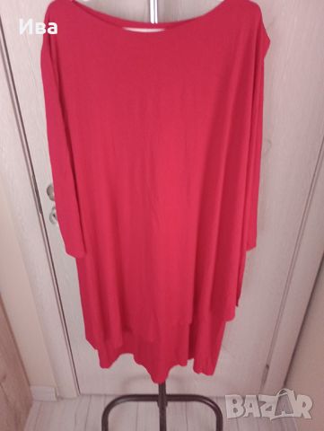 Дамска рокля в червено, снимка 5 - Рокли - 46464951