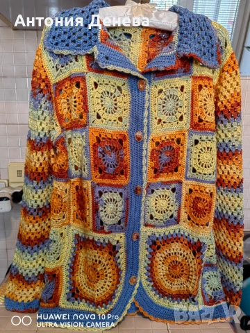 Ръчно изработена жилетка за лятото , снимка 4 - Жилетки - 54138140