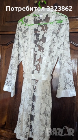 Дамски дантелен халат , снимка 7 - Рокли - 54176360