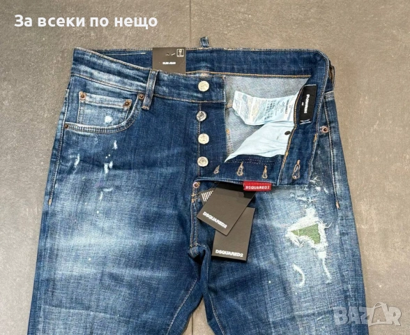 DSQUARED2 Сини Мъжки Дънки Код Mens P.226, снимка 2 - Дънки - 53922155