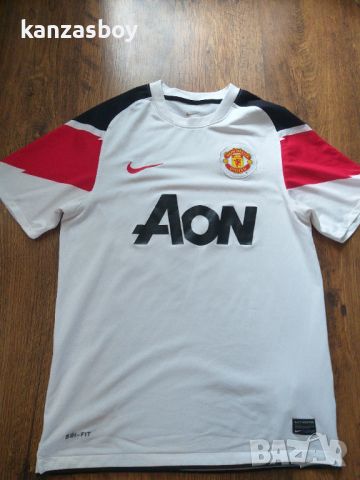 Nike 2010-12 Manchester United Away - ретро футболна тениска С, снимка 6 - Тениски - 46552943