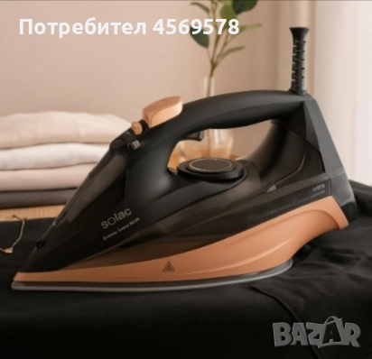 Ютия Solac Optima Shine 3000 за сухо и парно пране, керамична гладеща повърхност, 3000W, снимка 4 - Ютии - 51555961
