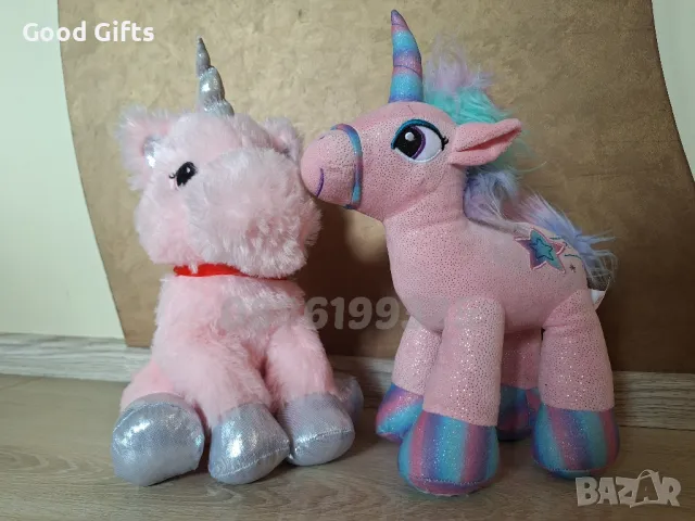 Плюшен Еднорог, 40см, Плюшена играчка Еднорог Unicorn 40cm, снимка 4 - Плюшени играчки - 46974133