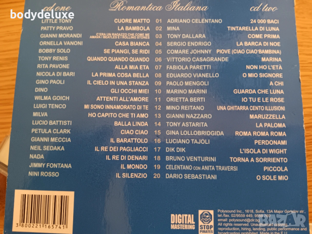 Romantica Italiana двоен аудио диск, снимка 2 - CD дискове - 54149993