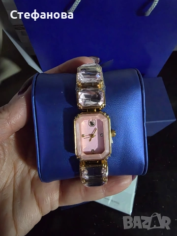 Часовник Сваровски , снимка 3 - Дамски - 53225699