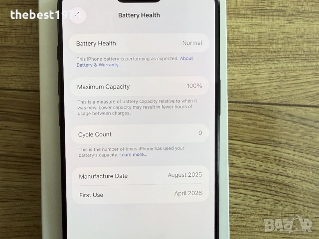 НОВ! iPhone Air 1TB Space Black/36 Месеца Гаранция, снимка 4 - Apple iPhone - 54195044