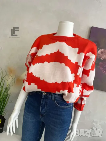 Пуловер LFS Lovely Orange , снимка 3 - Блузи с дълъг ръкав и пуловери - 50437570