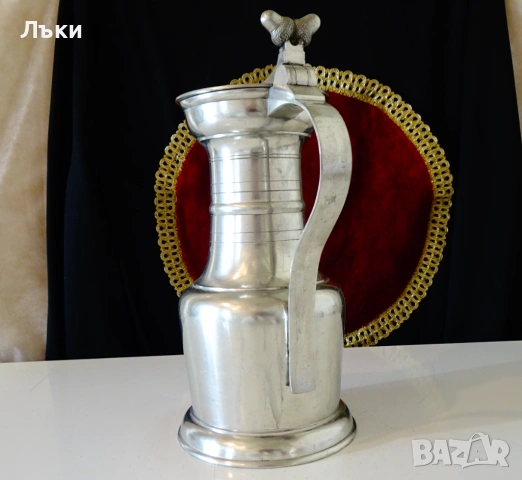 Калаена кана с капак 1.4 кг.,Цюрих Швейцария. , снимка 7 - Антикварни и старинни предмети - 53772536