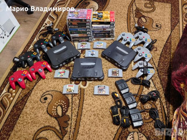 Nintendo 64, джойстици, игри с кутии и още, снимка 10 - Nintendo конзоли - 45112281