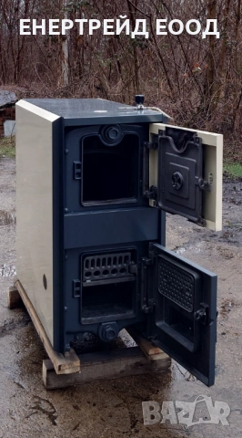Чугунен котел на твърдо гориво Де Дитрих/De Dietrich 44 kW , снимка 6 - Отоплителни печки - 53504782