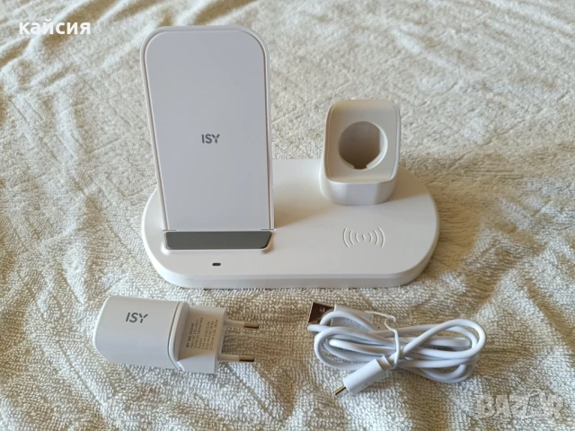 Безжично зарядно за smartphone и часовници ! , снимка 5 - Безжични зарядни - 50801489