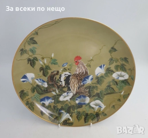 Franklin Mint “ROOSTER & THE MORNING GLORY" Decorative/ Display/ Cabinet Porcelain Plate Код P2150 