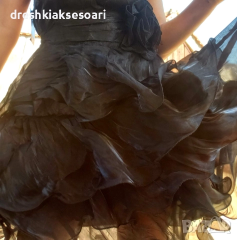 Воалена рокля, снимка 2 - Рокли - 51511677